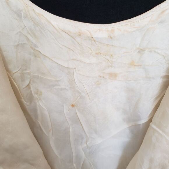 Creations by Harilela's Vtg 1960's Womens Beads Top Sz 38 Sequins Gatsby Flapper - Picture 6 of 8